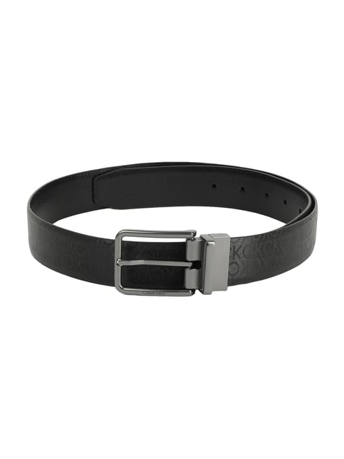 Calvin Klein Men's Black & Tonal MonLeather Belt-picture-30