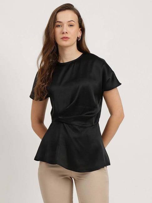 fable street Fablestreet Black Regular Fit Top-picture-48