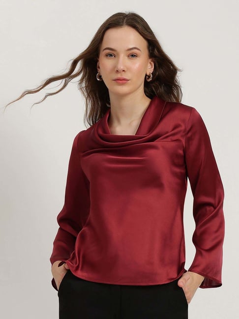 Fablestreet Red Regular Fit Top-picture-28