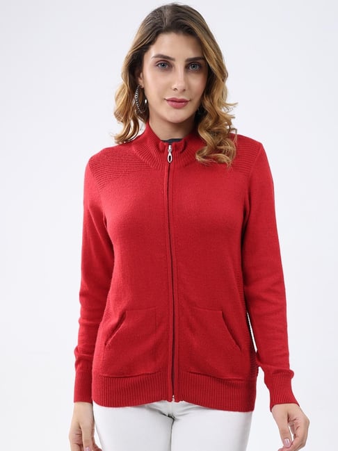 Monte Carlo Red Solid Cardigan-picture-12