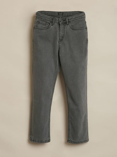 Allen Solly Boys Grey Regular Fit Jeans-picture-32