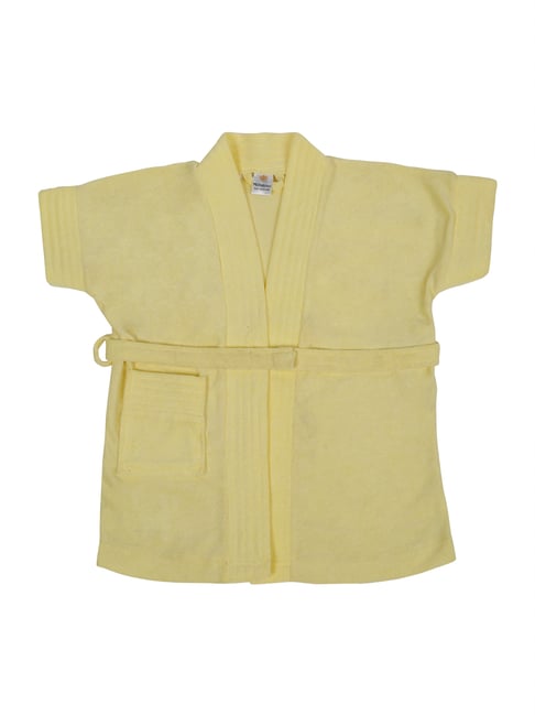 Creeva Lemon Micro Terry Melodious Kids Bathrobe (1-2 Y)