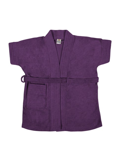Creeva Indigo Micro Terry Melodious Kids Bathrobe (1-2 Y)