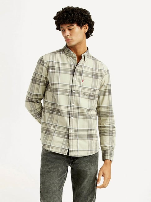 Levi's Men's Plaid Slim Fit Shirt-picture-44
