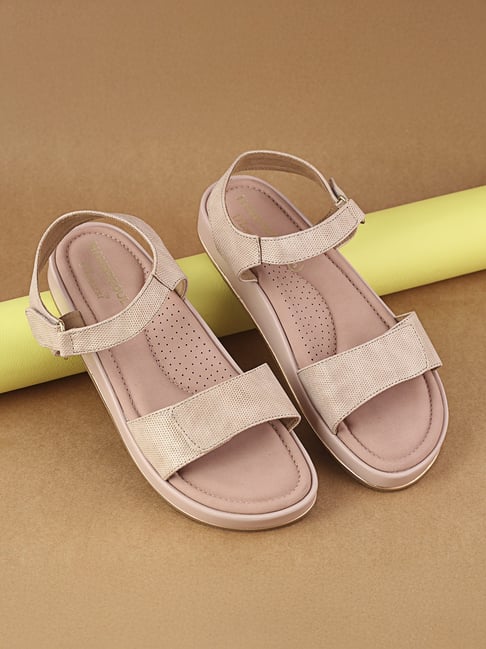 Hoversoul X D'Lorzeri Women's Vayona Pink Ankle Strap Sandals