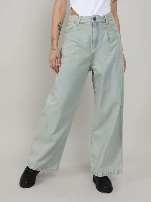 Campus Sutra Blue Regular Fit Jeans