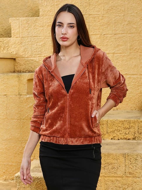 pinacolada Campus Sutra Orange Regular Fit Hoodie-picture-29