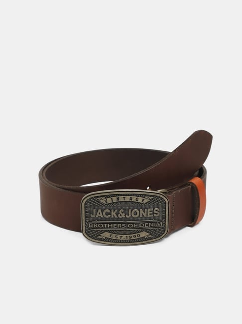 Jack & Jones Brown Stone Belt