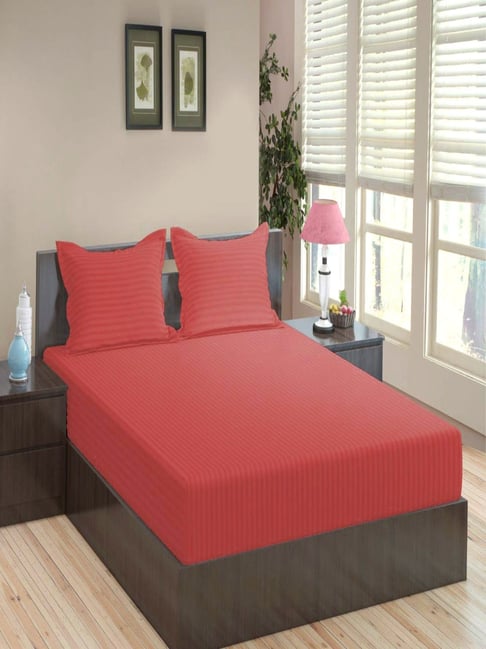 JaipurFabric Multicolor Cotton Printed 280 TC Double Bedsheet with 2 Pillow Covers-picture-47