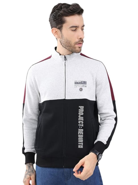 Monte Carlo Black Printed Regular Fit Jacket-image-48