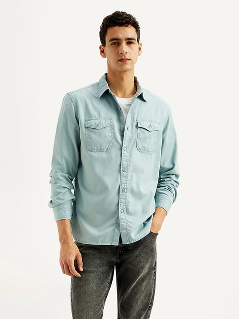 Levi's Men's Solid Slim Fit Shirt-picture-40