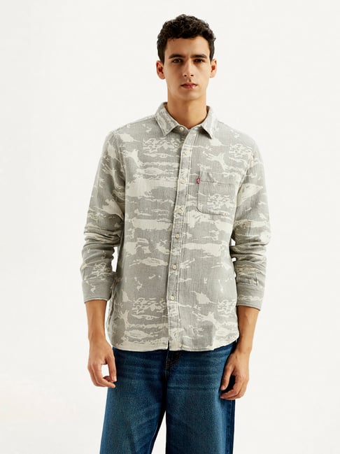 Levi's Men's Camo Slim Fit Shirt-picture-25