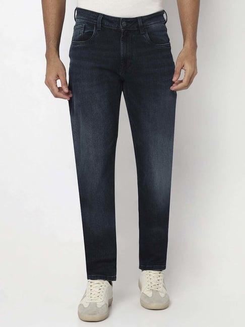 Spykar Dark Blue Comfort Fit Jeans
