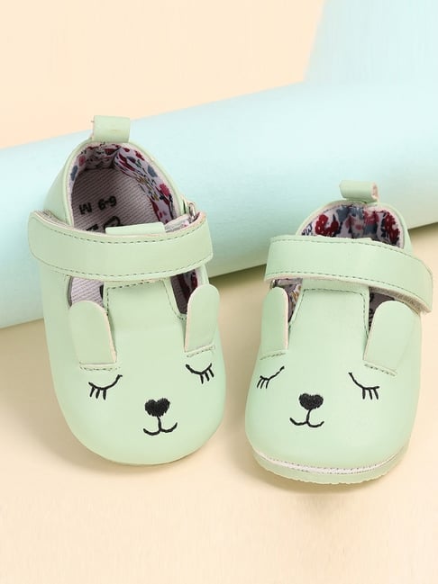 MINIKLUB Girls Light Green Party Club Wear Shoe