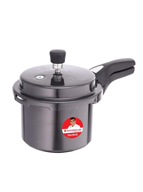 Buy Wonderchef Taurus Black Hard Anodized Outer Lid Pressure