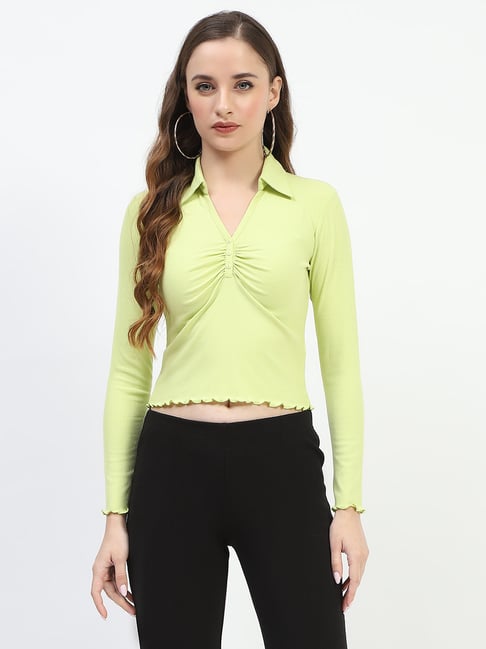 Madame Green Regular Fit Top & Tees-picture-27