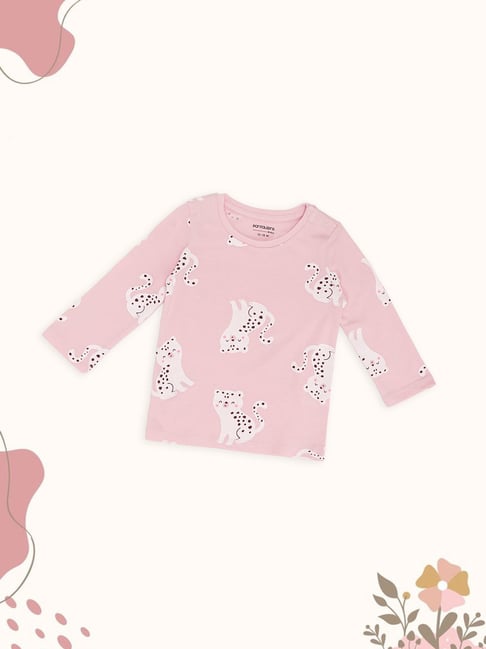 Pantaloons Baby Girls Pearl Printed T-Shirt