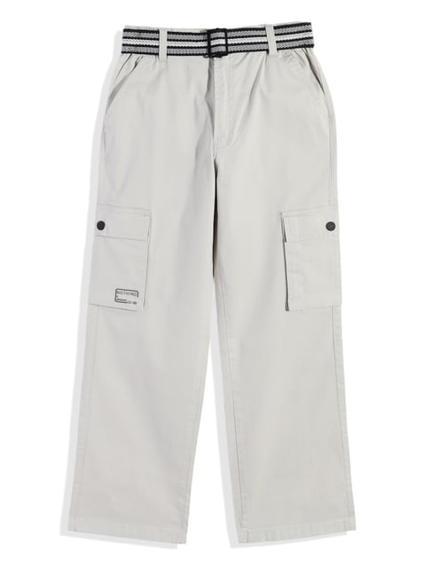 Cavio Boys Grey Cotton Regular Fit Pant-picture-48