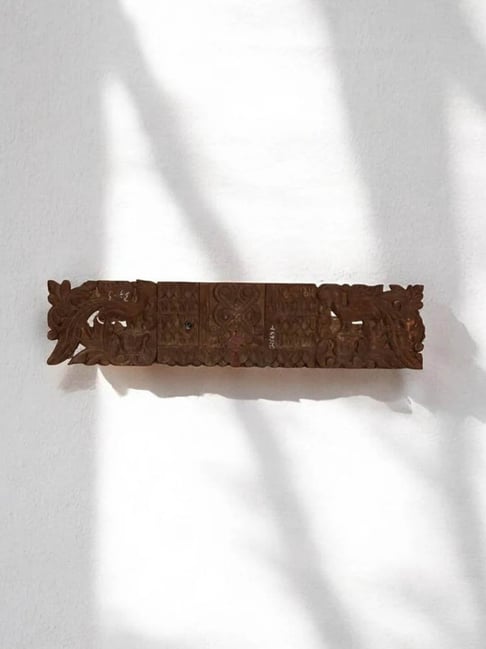 TESU Natural Recycle Wood Carved Echoes Panel