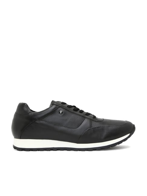 Van Heusen Men's Black Casual Sneakers