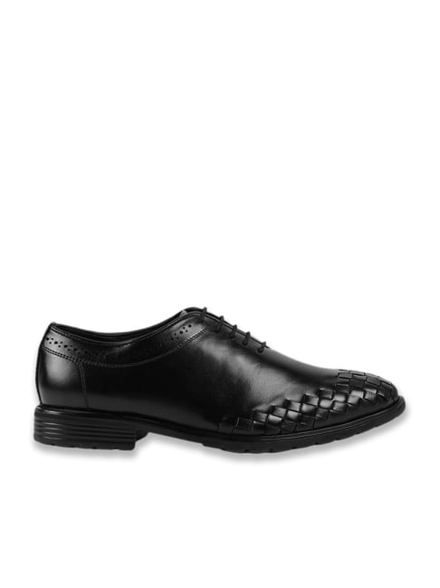 Mochi Men's Black Oxford Shoes