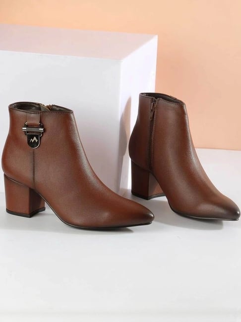 Metro Women's Tan Booties-picture-40