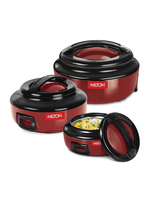 Hamilton Red ?Stainless Steel Ernesto Casserole - Set of 3 (1430 ml)-picture-26