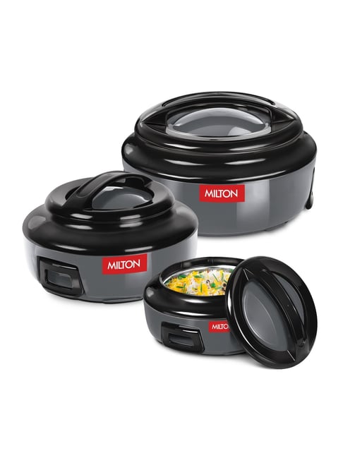 Hamilton ?Grey Stainless Steel Ernesto Casserole - Set of 3 (?850 ml)-picture-27