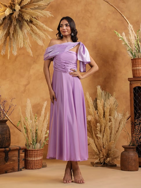 Binfinite Lilac Grace Bow Dress-picture-27