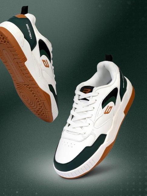 Bond Street Men's White Casual Sneakers