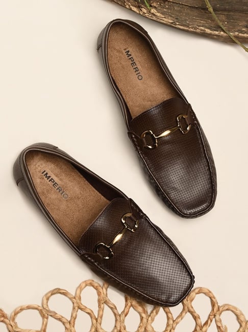 Imperio Men's Comfort Brown Moccasins-picture-41