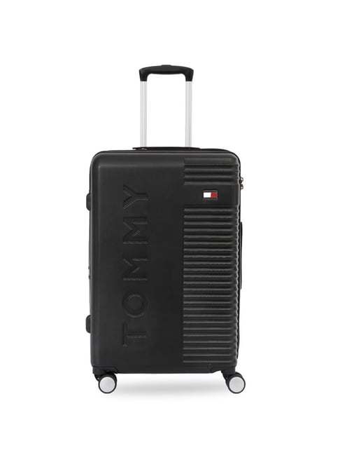 TOMMY HILFIGER Black Rockfill Medium Hard Cabin Trolley Bag-image-27