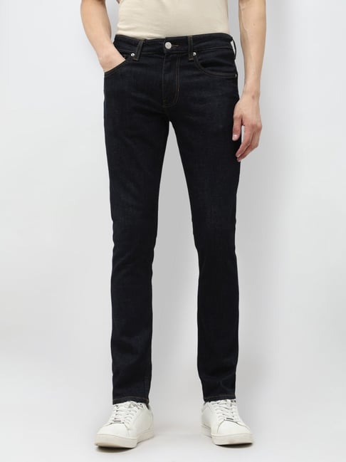 U.S. Polo Assn. Denim Co. Dark Blue Cotton Slim Fit Jeans-picture-10