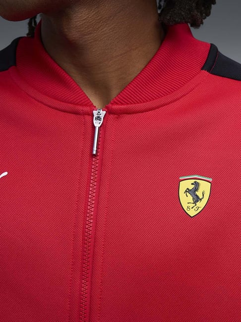 Puma Rosso Corsa Ferrari MT7 Regular Fit Track Jacket