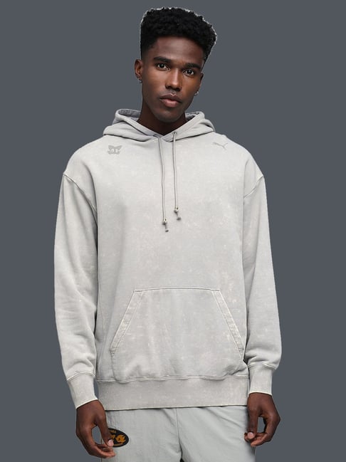 PUMA X SONIC THE HEDGEHOG Smokey Grey Graphic Relaxed Fit Hoodie-picture-33