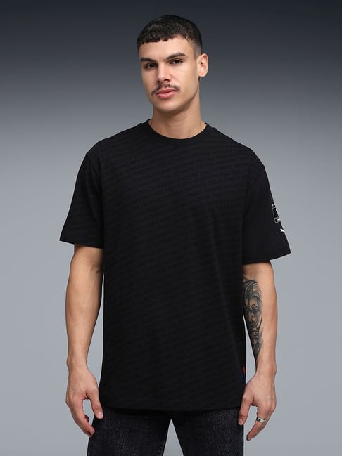 Puma Black BMW MMS AOP Regular Fit T-Shirt