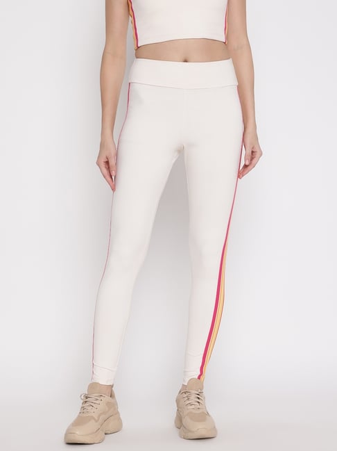 Guess Off White Striped Legging-picture-29