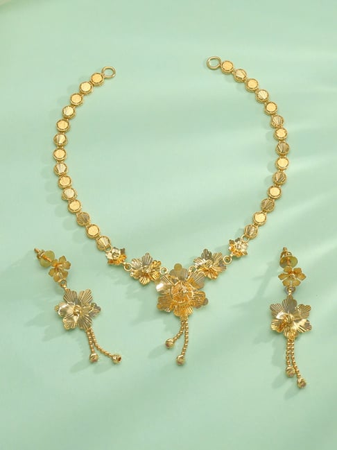 P.N.Gadgil Jewellers 18K Garden Grace Gold Necklace for Women