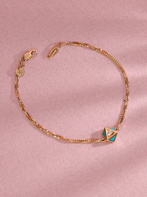 P.N.Gadgil Jewellers 18K Sky Whirl Gold Bracelet for Women-image-29
