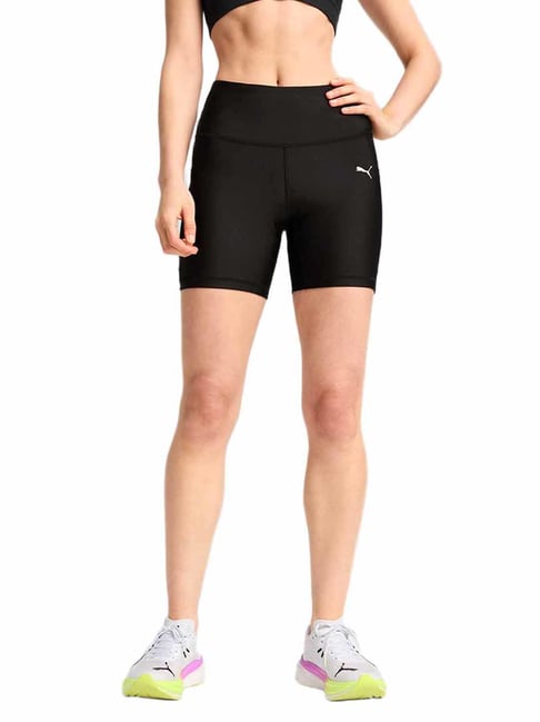 Puma Black VELOCITY Mid Rise Skinny Fit Running 5" Tighty Short