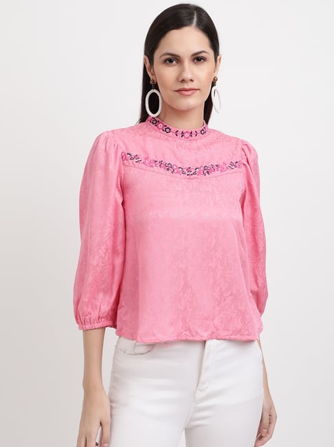 Elle Pink Regular Fit Top-picture-24