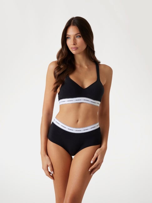 Guess Black Padded Triang Bra