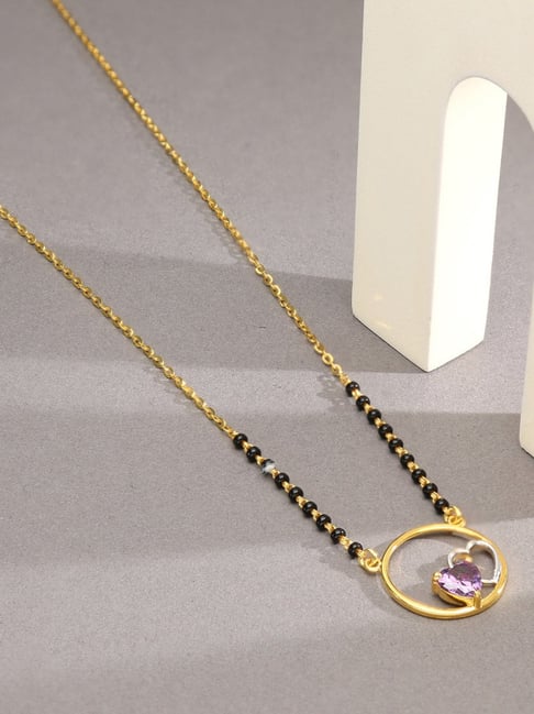 P.N.Gadgil Jewellers 18K Circle of Us Gold Mangalsutra for Women