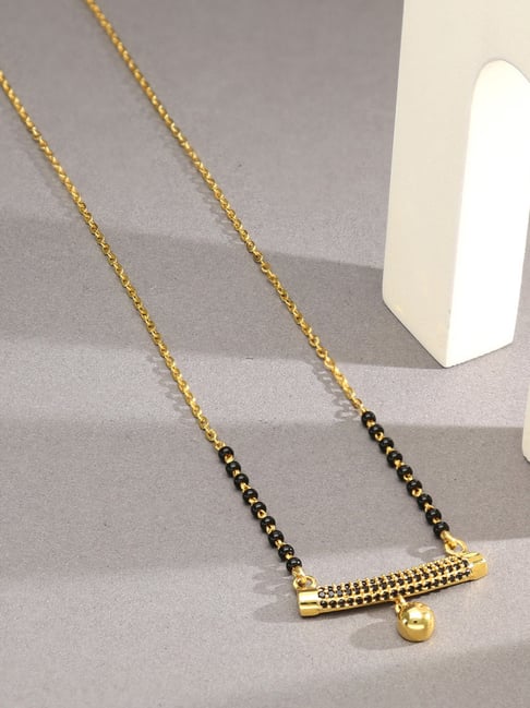 P.N.Gadgil Jewellers 18K Held as One Gold Mangalsutra for Women