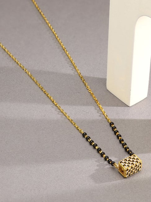 P.N.Gadgil Jewellers 18K Soul String Gold Mangalsutra for Women