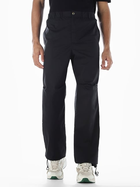 Jack & Jones Black Cotton Relaxed Fit Trackpants-picture-20