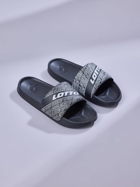 Lotto Men's Midway GFX Black Slides