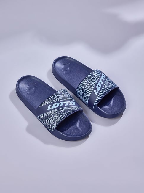 Lotto Men's Midway GFX Navy Slides
