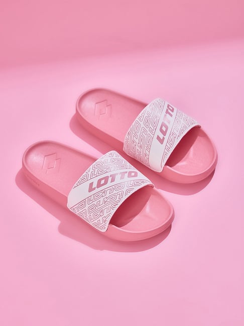 Lotto Women's Midway GFX Pink Slides