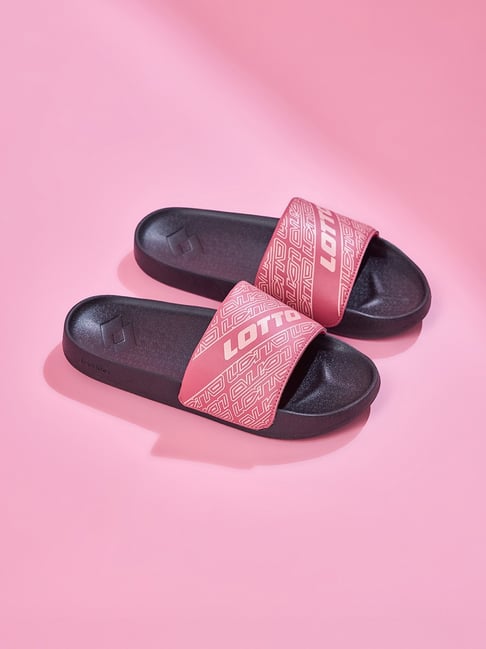 Lotto Women's Midway GFX Black Slides